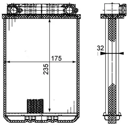 Système de chauffage MAHLE AH 77 000P