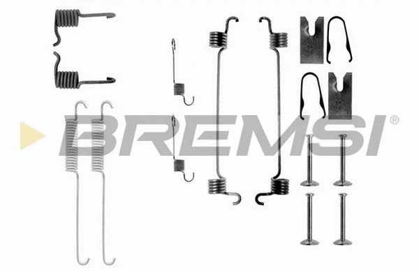 Kit d'accessoires, mâchoire de frein BREMSI SK0749