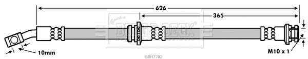 Flexible de frein BORG & BECK BBH7702