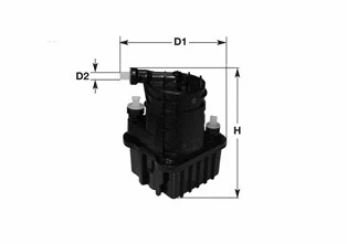 Filtre à carburant CLEAN FILTERS MGC1689
