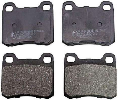 Kit de plaquettes de frein, frein à disque DENCKERMANN B110483