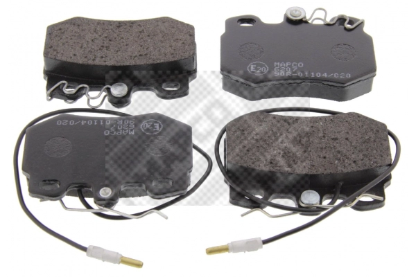 Kit de plaquettes de frein, frein à disque MAPCO 6207