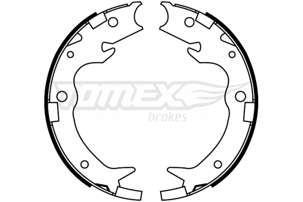 Jeu de mâchoires de frein TOMEX Brakes TX 22-65