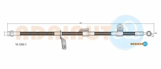 Flexible de frein ADRIAUTO 10.1252.1