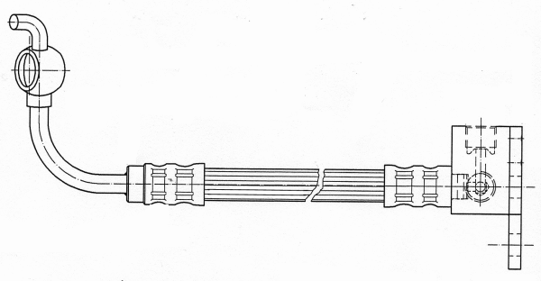 Flexible de frein CEF 511838