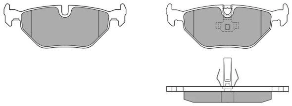 Kit de plaquettes de frein, frein à disque FREMAX FBP-0734