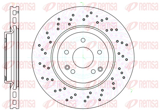Disque de frein REMSA 61138.10