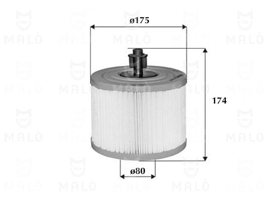 Filtre à air AKRON-MALÒ 1500244