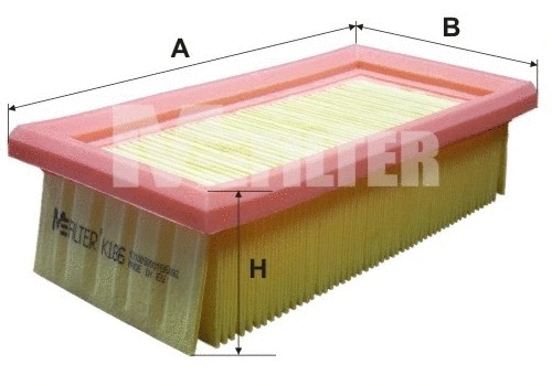 Filtre à air MFILTER K 186