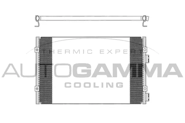 Condenseur, climatisation AUTOGAMMA 103276