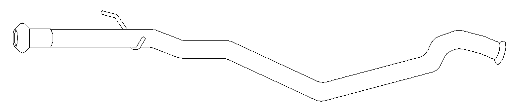 Tuyau d'échappement Vellerand 11084