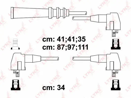 Kit de câbles d'allumage LYNXAUTO SPC7526