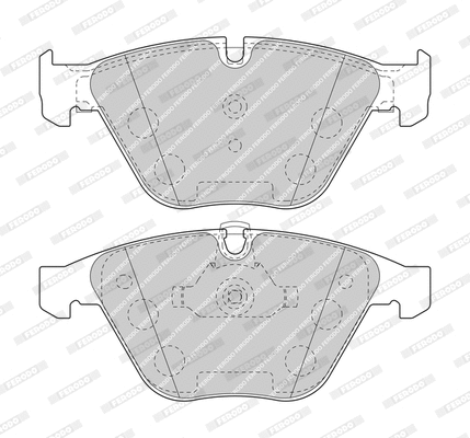 Kit de plaquettes de frein, frein à disque FERODO FDB4191-D