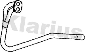 Tuyau d'échappement KLARIUS 130071