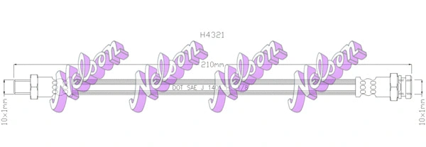 Flexible de frein KAWE H4321