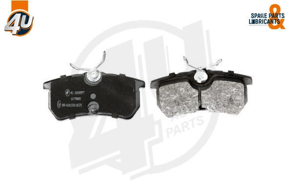Kit de plaquettes de frein, frein à disque 4U Autoparts 22695FR