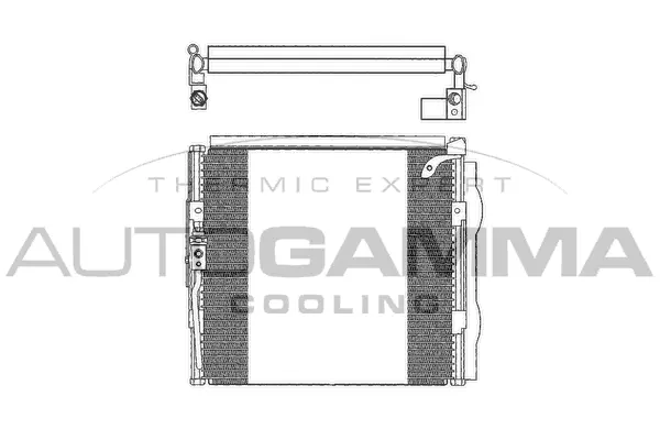 Condenseur, climatisation AUTOGAMMA 102661