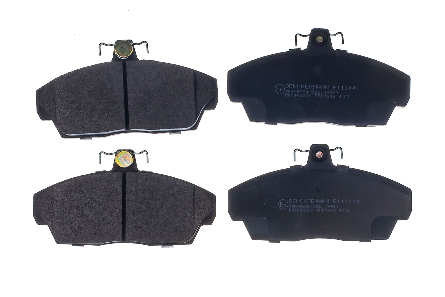Kit de plaquettes de frein, frein à disque DENCKERMANN B111444