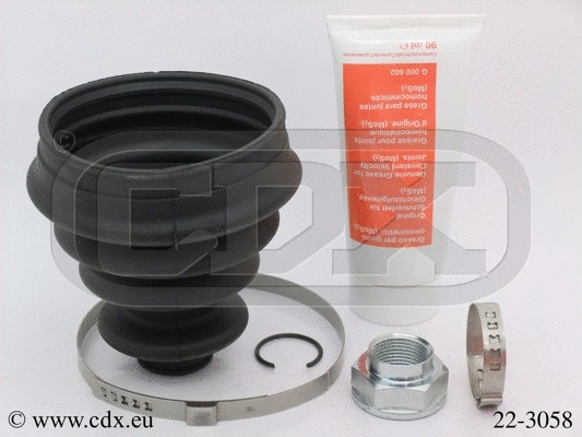 Jeu de joints-soufflets, arbre de commande CDX 22-3058