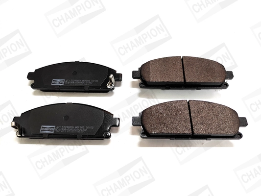 Kit de plaquettes de frein, frein à disque CHAMPION 572466CH