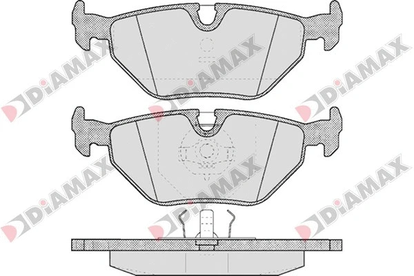 Kit de plaquettes de frein, frein à disque DIAMAX N09720