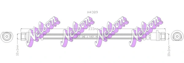 Flexible de frein KAWE H4389