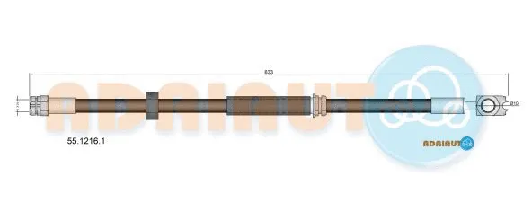 Flexible de frein ADRIAUTO 55.1216.1