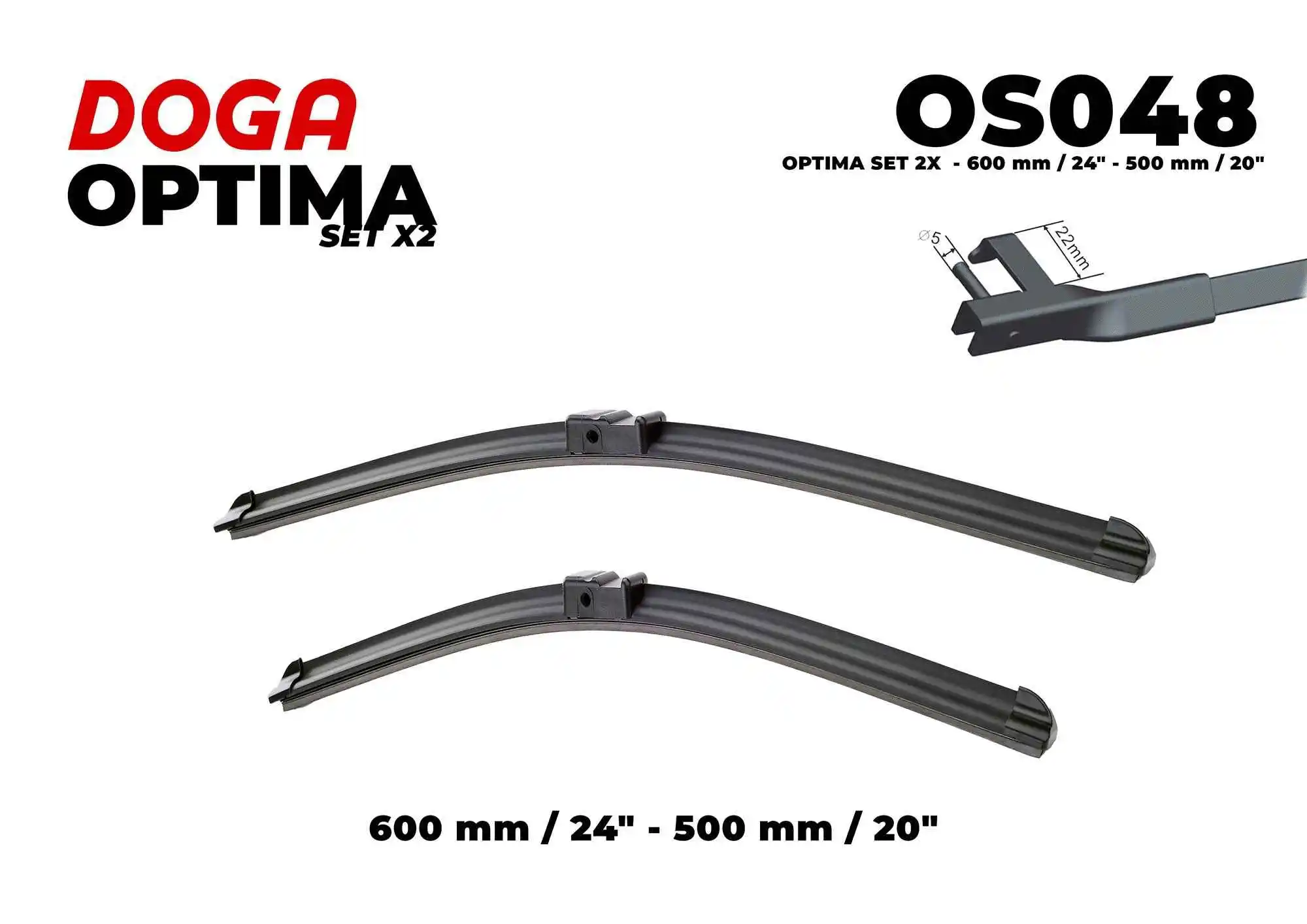 Balai d'essuie-glace DOGA OS048