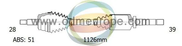 Arbre de transmission 4X4 ESTANFI EST-18-292071