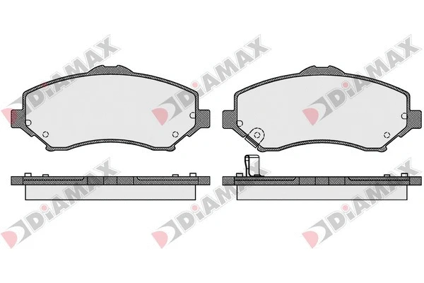 Kit de plaquettes de frein, frein à disque DIAMAX N09486