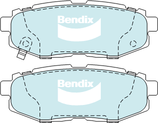 Kit de plaquettes de frein, frein à disque BENDIX-SEA DB1789 4WD