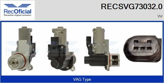 Vanne EGR RECOFICIAL RECSVG73032.0