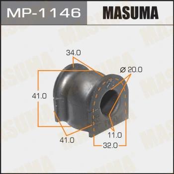 Coussinet de palier, stabilisateur MASUMA MP-1146