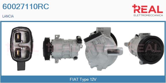 Compresseur, climatisation REAL 60027110RC