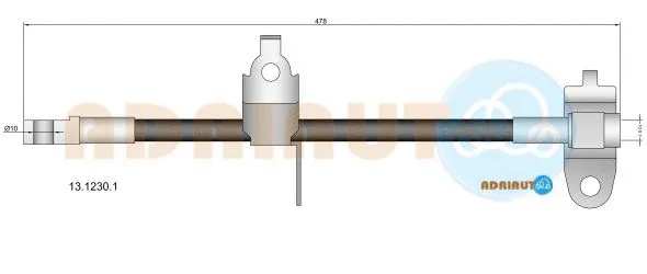 Flexible de frein ADRIAUTO 13.1230.1
