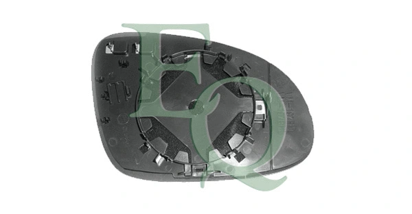 Verre de rétroviseur, rétroviseur extérieur EQUAL QUALITY RD01054
