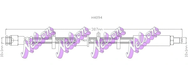 Flexible de frein KAWE H4094