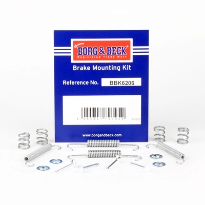Kit d'accessoires, mâchoires de frein de stationnement BORG & BECK BBK6206