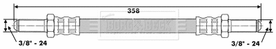 Flexible de frein BORG & BECK BBH6245