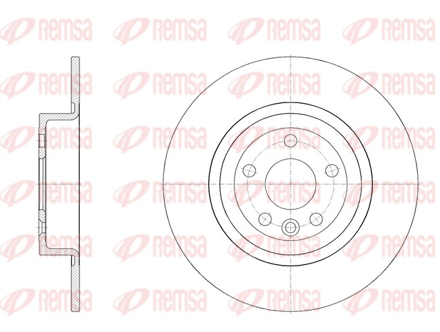 Disque de frein REMSA 62047.00