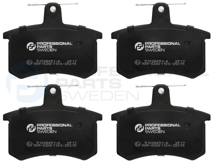 Kit de plaquettes de frein, frein à disque Professional Parts 51028451-6