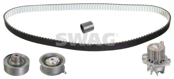 Pompe à eau + kit de courroie crantée SWAG 33 10 1716