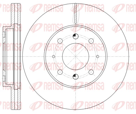 Disque de frein REMSA 62032.10