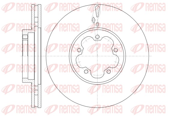 Disque de frein REMSA 61460.10