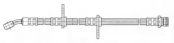 Flexible de frein CEF 512252