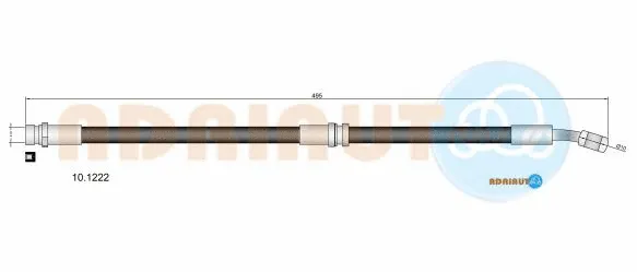Flexible de frein ADRIAUTO 10.1222