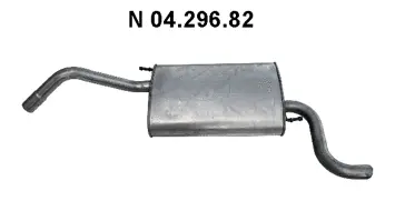 Silencieux arrière EBERSPÄCHER 04.296.82