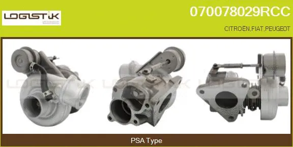 Turbocompresseur, suralimentation LGK 070078029RCC