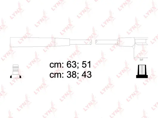 Kit de câbles d'allumage LYNXAUTO SPC4610
