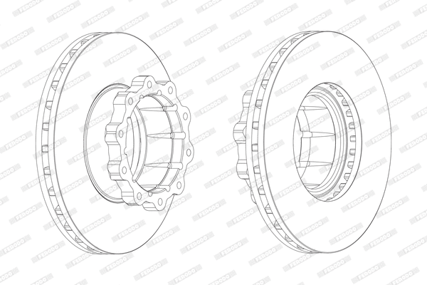 Disque de frein FERODO FCR120A